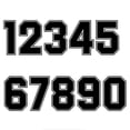 thumbnail image 1 of A1111 Figures 0 1 2 3 4 5 6 7 8 9 Racing Number Helmet Racing Vinyl Decals Motorcycle Accessories Sticker, 1 of 1