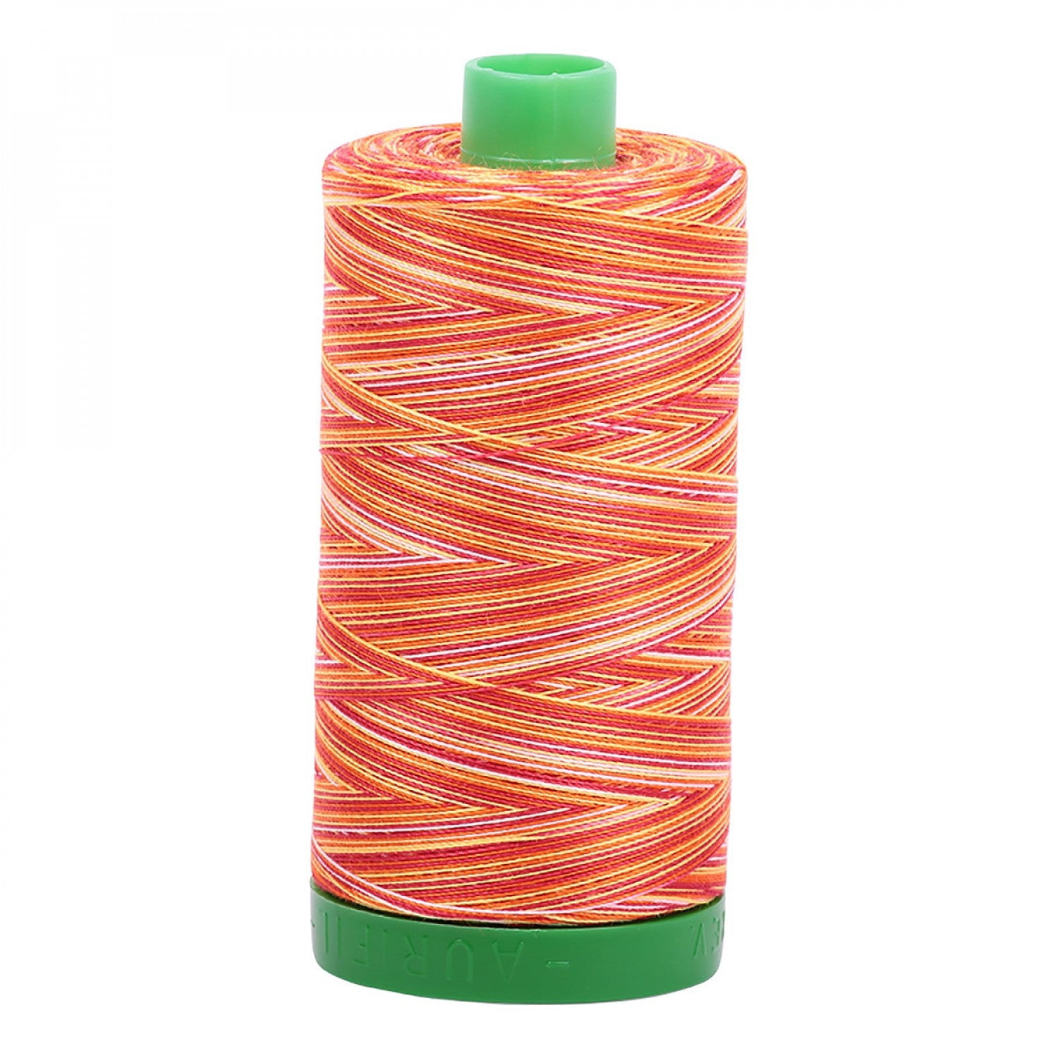 A1140-4657 Mako Cotton Embroidery Thread 40wt 1094yds Variegated Orange ...