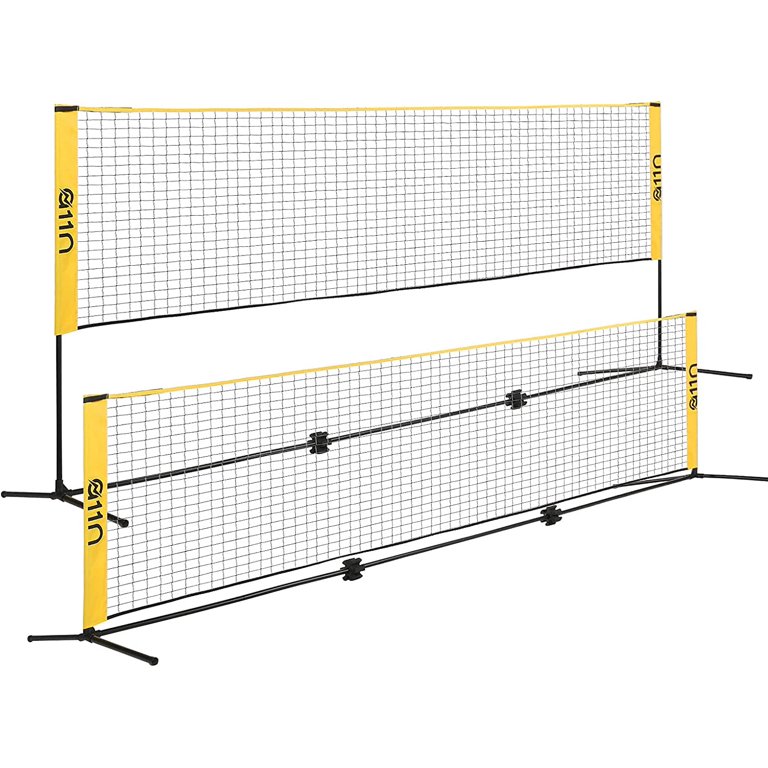 is pickleball net the same height as tennis