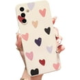 thumbnail image 1 of A13 Case, for Samsung Galaxy A13 Case Women Girls Cute Design Soft Silicone Camera Protection Protective Lovely Heart Phone Case for Galaxy A13 5g (Heart), 1 of 14