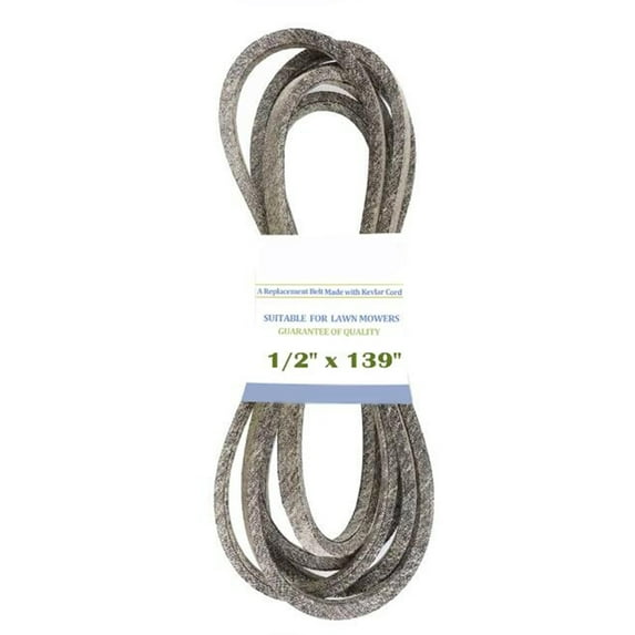 A137- Made with Kevlar Mower Replacement Belt 1/2"x 139" For JOHN DEERE GX20305 GY20571, L120 L130 RIDING LAWN FREE S & H