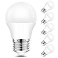 thumbnail image 1 of A15 LED Bulb E26 Light Bulbs, Refrigerator Light Bulb,6W A15 Golf Ball Edison Screw LED Bulb, 60W Incandescent Bulb Equilavent, Daylight White 5000K, 480LM, Non Dimmable (6 Pack), 1 of 6
