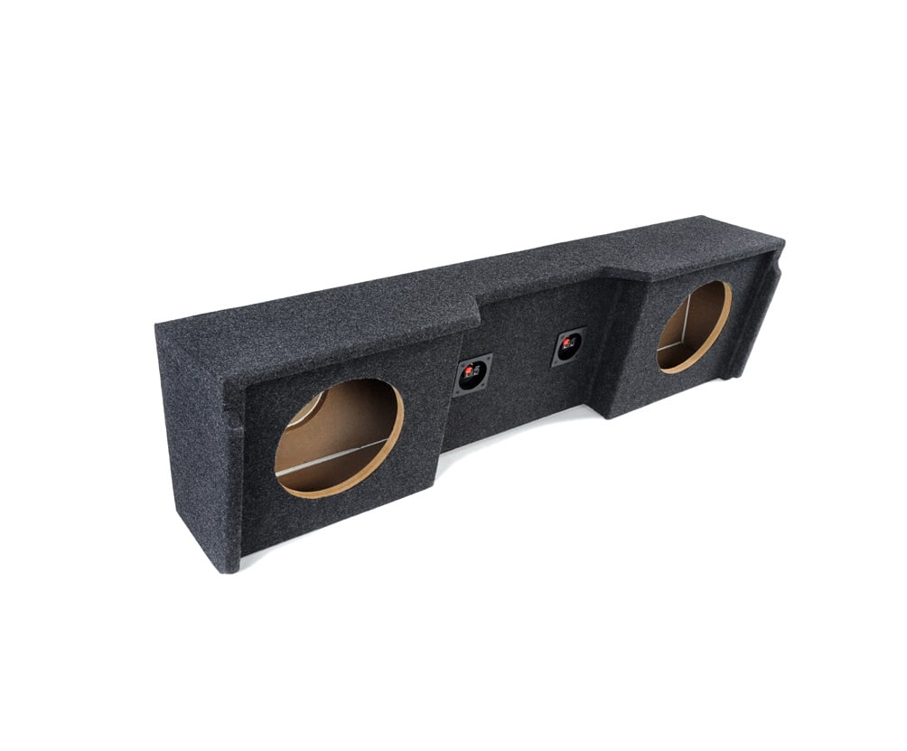 Atrend A152-10CP - Dual 10" Sealed Carpeted Subwoofer Enclosure - Fits 1999 - 2007 Chevrolet / GMC Silverado / Sierra Extended Cab