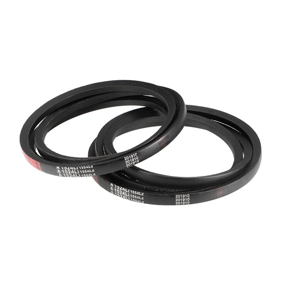 A1524/A60 V Belt 60-inch Inner Girth, A-Section Rubber Drive Belt 2pcs