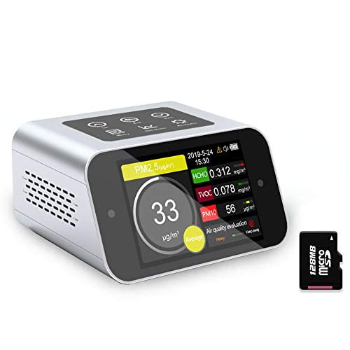 A16 Air Quality Monitor Indoor PM2.5 PM10 TVOC HCHO Tester PM1.0 Dust Meter VOC Test Formaldehyde Detector AQI Home$$Other