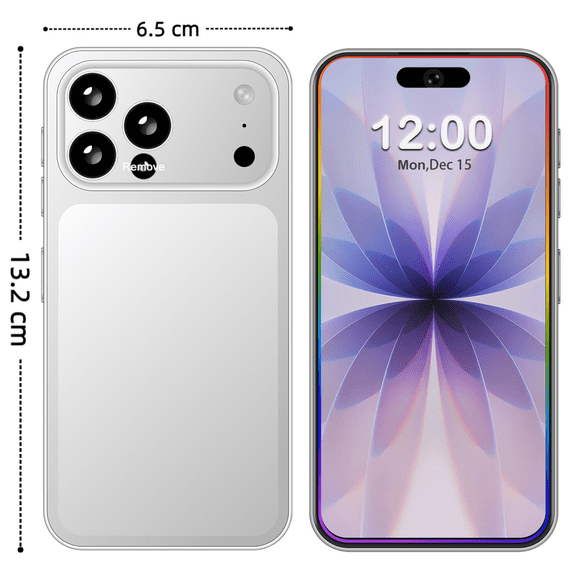 A17 5G Unlocked phone MiniSmartphone 4GB+128G, 5.3" FHD Android 14.0 Octa-Core, 48+108MP Camera,5000mAhHigh quality(WHite)