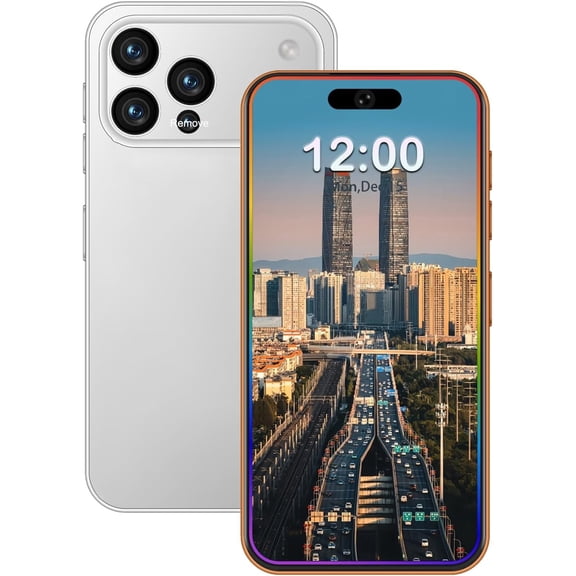 A17 Unlocked Phones 6GB+128GB Mini Phone 5.3" FHD+ Screen Android 13.0 Cell Phone 4G/5G Phones,GPS/Face ID/Dual SIM/3500mAh Battery