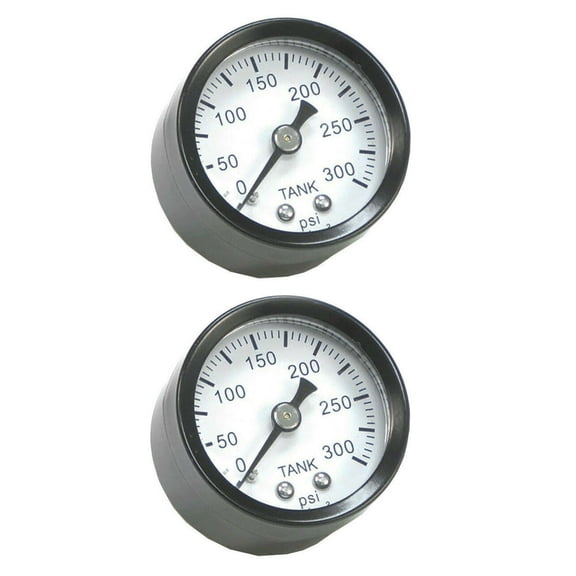 A17166 (2) Dewalt D55141 Air Compressor Replacement Pressure Gauge