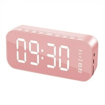 A18 Rectangular Subwoofer Mirror Wireless Bluetooth Alarm Clock Speaker
