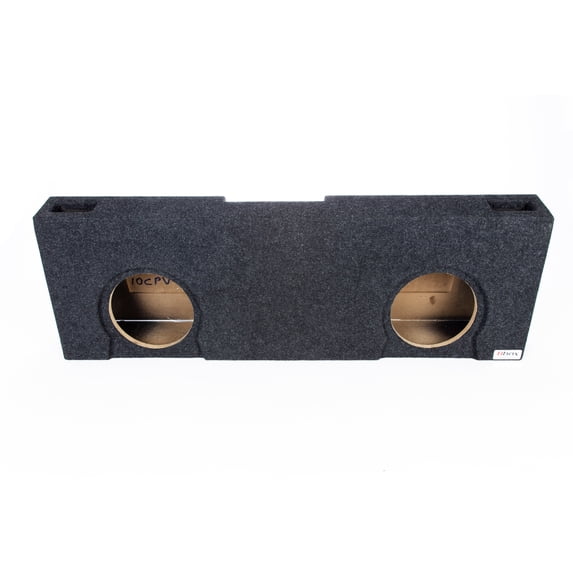 A182-10CPV - Dual 10" Carpeted Vented Chevrolet-GMC 2007-2013 Crew Cab