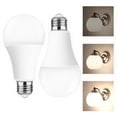 thumbnail image 1 of A19 3 Way LED Light Bulbs 4000K, 30/70/100W Equiv. (6/10/15W), 500/1200/1600LM, E26 Base LED Bulbs for Table Lamps, Desk Lamps, Floor Lamps - 2 Pack, 1 of 7