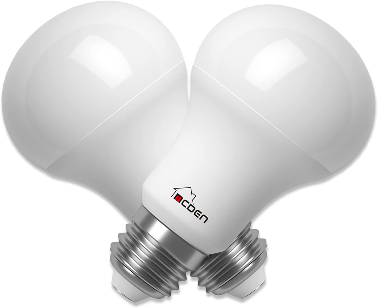 A19 LED Bulbs 100 Watt Equivalent Full Spectrum Light Bulb (2 Pack