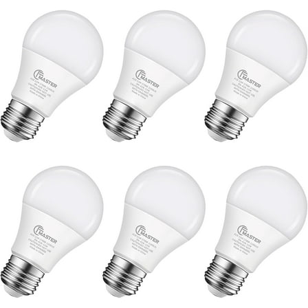 A19 LED Light Bulb, 75W Equivalent LED Bulb, 11W 2700K Warm White, 1100 Lumens, Non-Dimmable Light Bulbs, CRI 85+, No Flicker E26 Base Bulbs for Home Office, 6-Pack