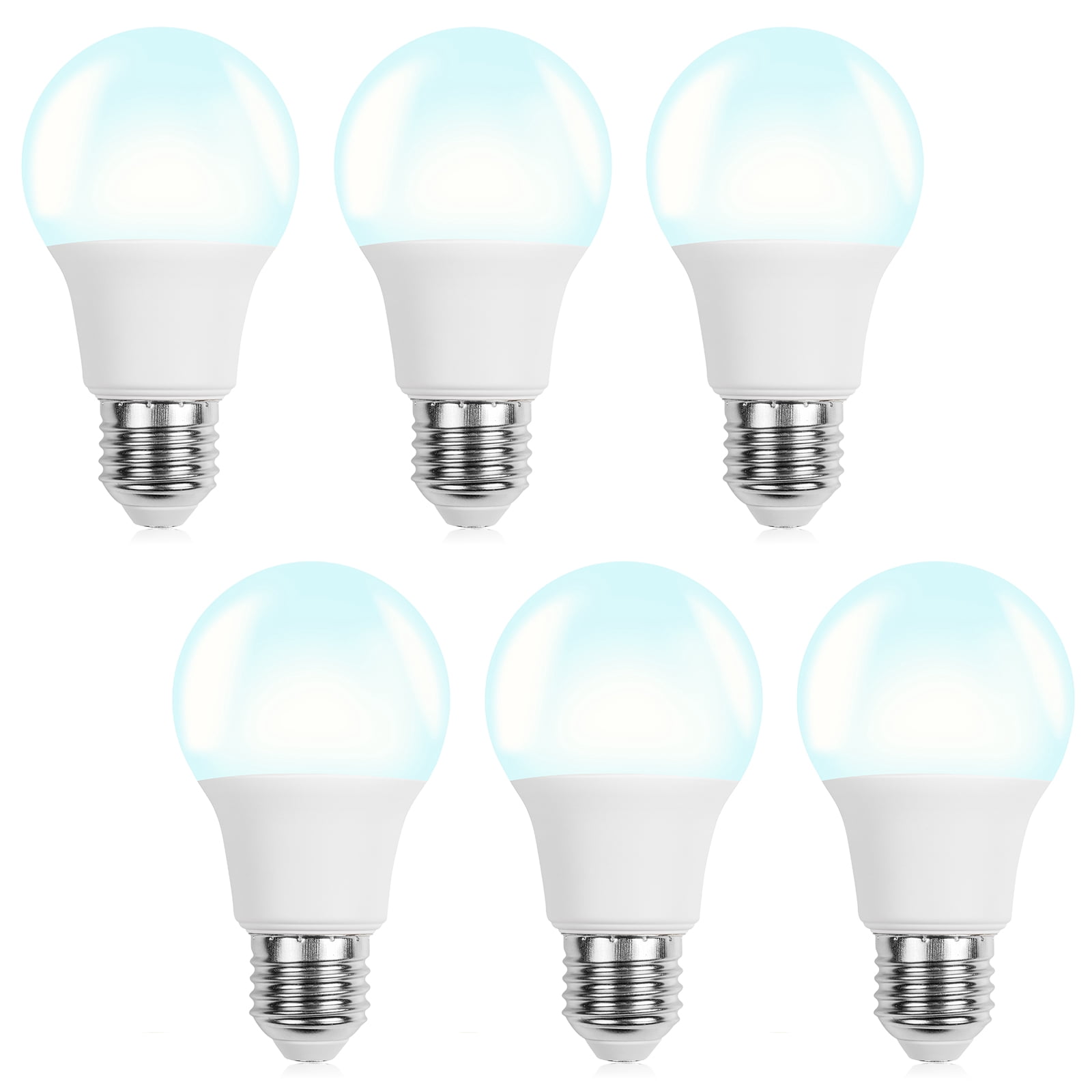 2 Packs Of 3 – 6 Total A19 LED Bulbs, 60W Replacement, 800 Lumens Soft White By Target
