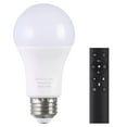 thumbnail image 1 of A19 LED Light Bulbs with Remote Control, 800LM 9W, 60W Equivalent LED Bulbs,Stepless Dimmable 3000K-6000K,E26 Base,CRI 80+,2.4GHz,25000+ Hours Lifespan,Light Bulb for Home Decor,1Bulb&1Remote, 1 of 7