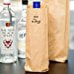 A1BakerySupplies 100 Pack Brown Kraft Natural Gussett Paper Bags Pint Size Liquor Wine Paper Bags Sub Paper Bag Size 4 1/4 x 2 x 12 Inches