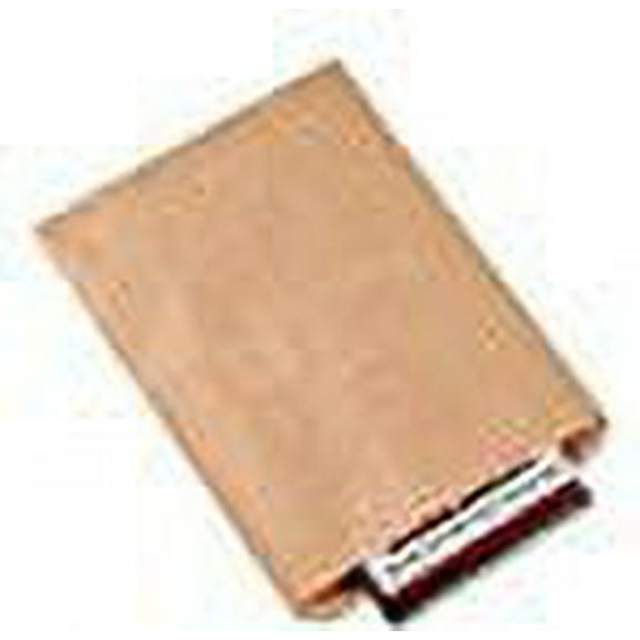 A1BakerySupplies 100 Pack Brown Kraft Paper Bags Flat Merchandise Bags Gift Bags Shopping 6 x 9 In)