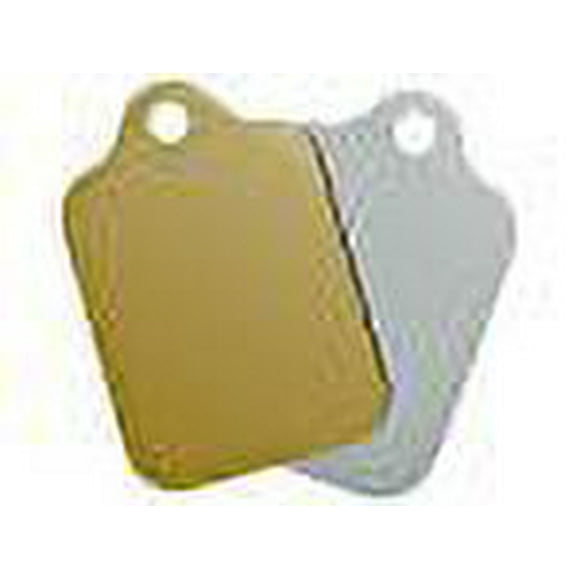 A1BakerySupplies 100 Trendy Antique Gold and Silver Wedding Birth day Party Gift Tags