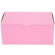 A1BakerySupplies Cake Boxes Cake Carry Boxes Disposable Cake boxes 10 Pack Pink 8 x 5 x 3.5