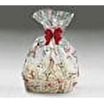 thumbnail image 1 of A1BakerySupplies Clear Cello Cellophane Bags Gift Basket Package Flat Gift Bags 5 Pack (24 In X 30 In Christmas Bells Bows), 1 of 1