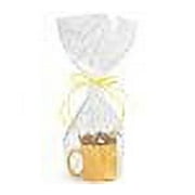 A1BakerySupplies Clear Cello Cellophane Bags Gift Basket Package Flat Gift Bags (9 In X 20 In)- 10 Pack