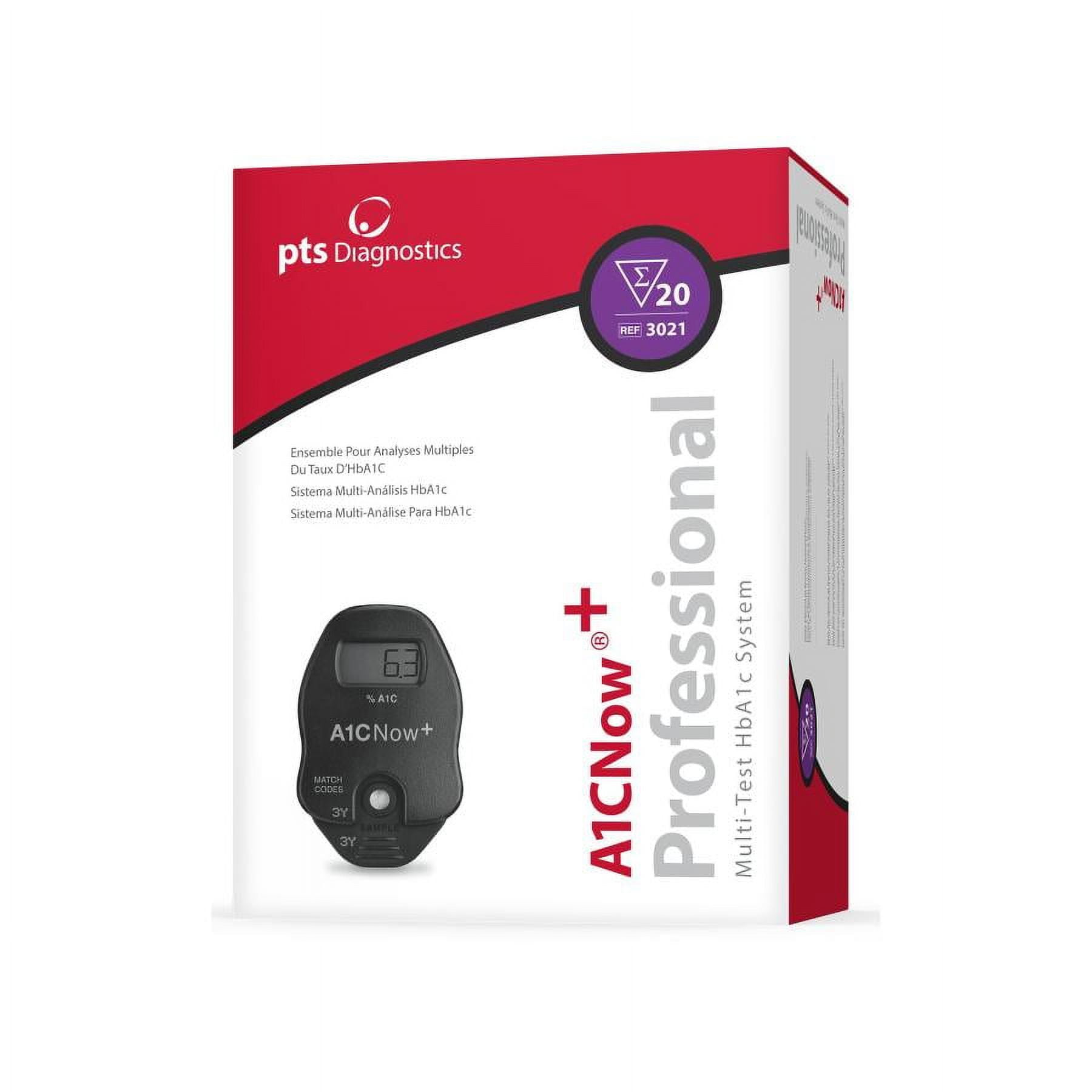 A1C Now+ Home Self Rapid Diabetes Test Kit, 20 Test Cartridges & Sample