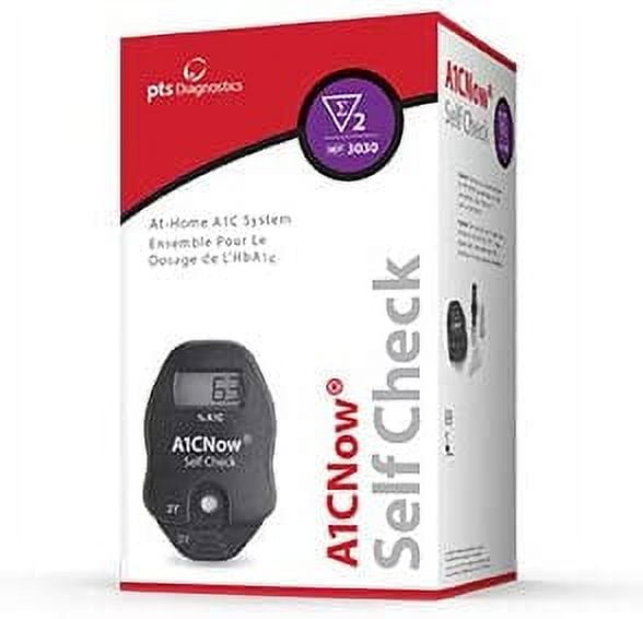 A1CNow Diabetes Hemoglobin A1C 2in1 Home Test Kit, Diabetics Glucose