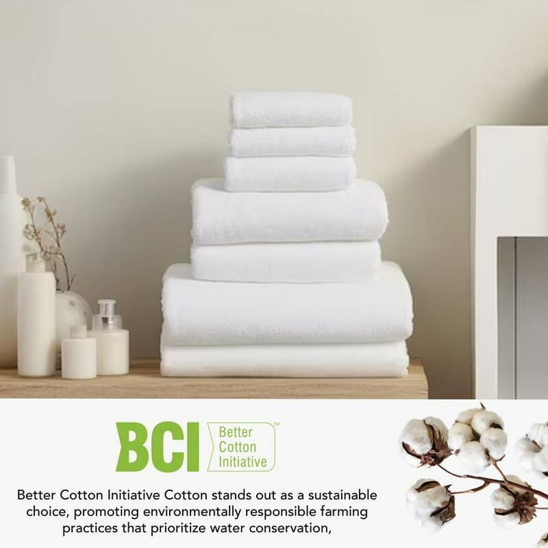 A1 Home Collections LLC A1HC Wash Cloth Set 500 GSM 100 Ring Spun Cotton Oeko Tex Green Certified Zero Twist Quick Dry Highly Absorbent 12 Walmart