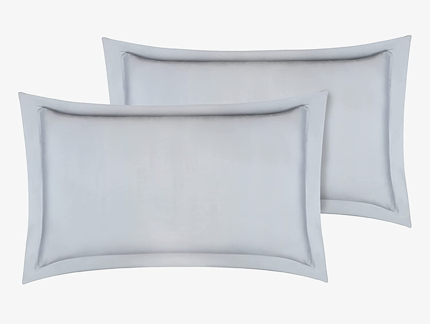 A1HC 100% Organic Cotton Pillow sham, 300 Thread Count, 2-Piece GOTS Certified , Fair Trade Certified, Soft & Silky Sateen Weave