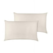 A1HC 100% Organic Cotton Pillowcase, 300 Thread Count, 2-Piece GOTS Certified , Fair Trade Certified, Soft & Silky Sateen Weave