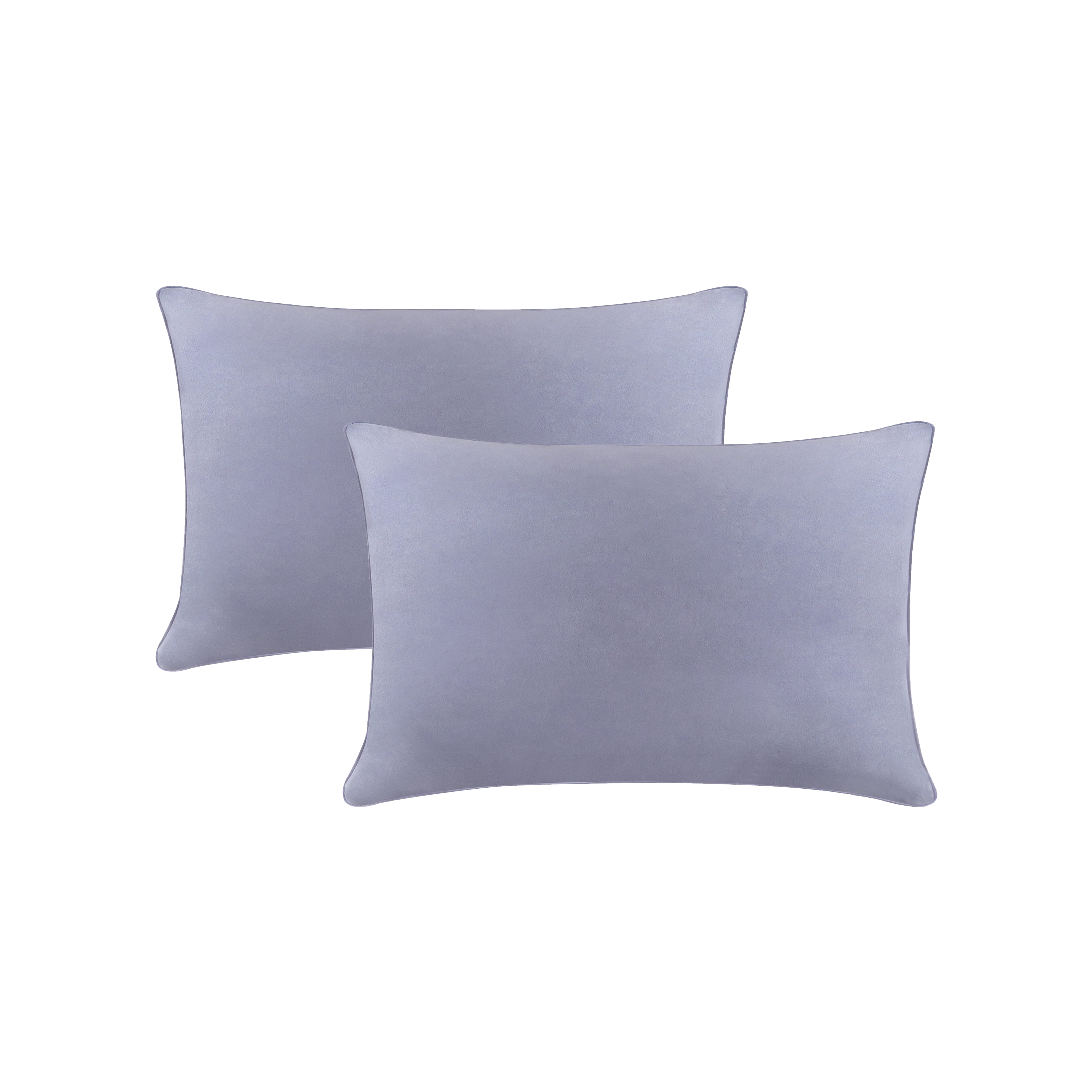 A1HC 12x20 Inch Rectangular Decorative Velvet Throw Pillow Covers, Set of 2, Slat Grey – Soft, Luxurious Cushion Covers for Sofa, Bed & Home Decor