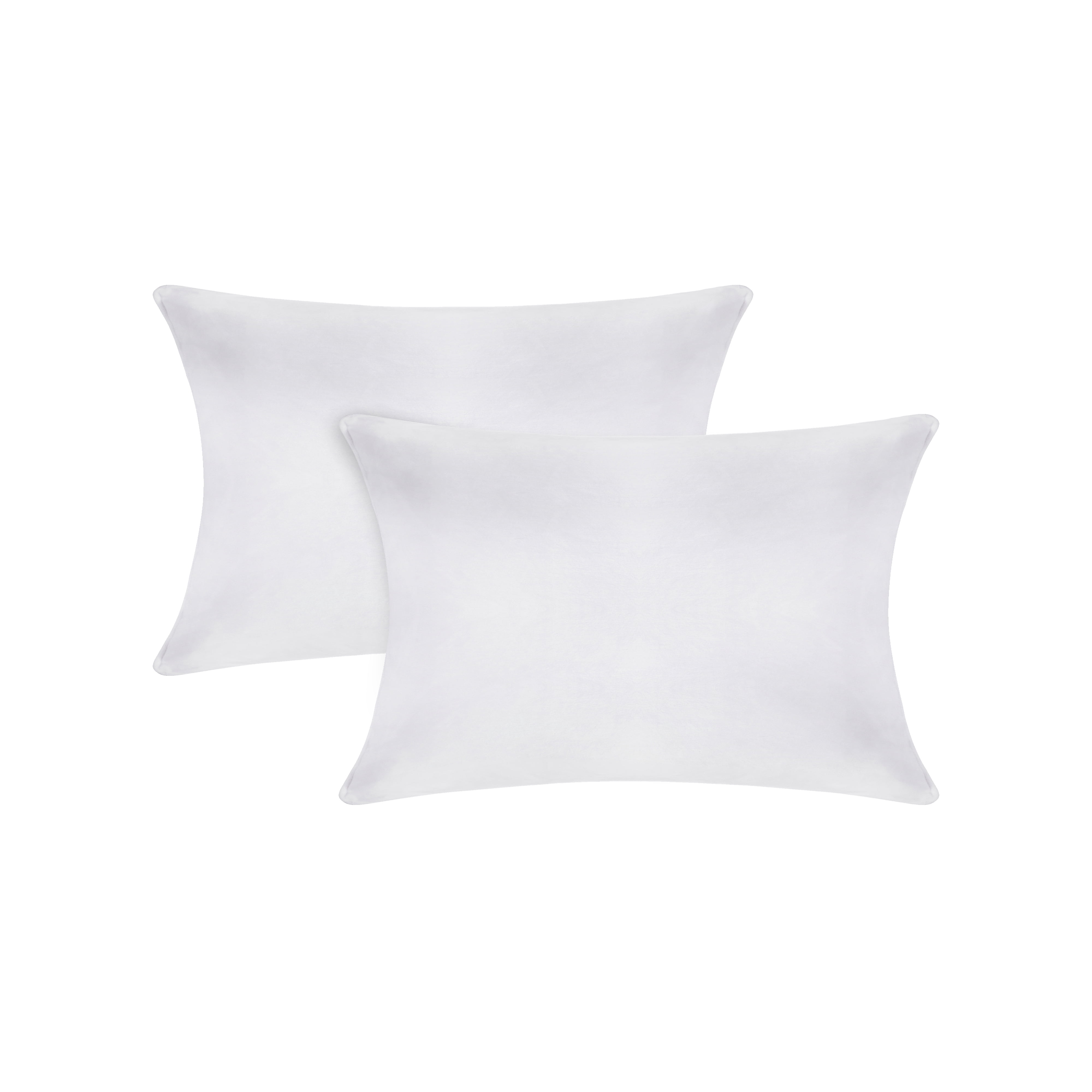 A1HC 12x20 Inch Rectangular Decorative Velvet Throw Pillow Covers, Set of 2, White – Soft, Luxurious Cushion Covers for Sofa, Bed & Home Decor