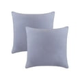thumbnail image 1 of A1HC 24x24 Inch Square Decorative Velvet Throw Pillow Covers, Set of 2, Slat Grey – Soft, Luxurious Cushion Covers for Sofa, Bed & Home Decor, 1 of 5