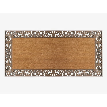 A1HC Entrance Door Mats, 30" x 60", Durable Large Outdoor Rug, Non-Slip Welcome Doormat, Rubber Backed Low-Profile Heavy Duty Door Mat, Indoor Outdoor for Front Door, High Traffic Areas