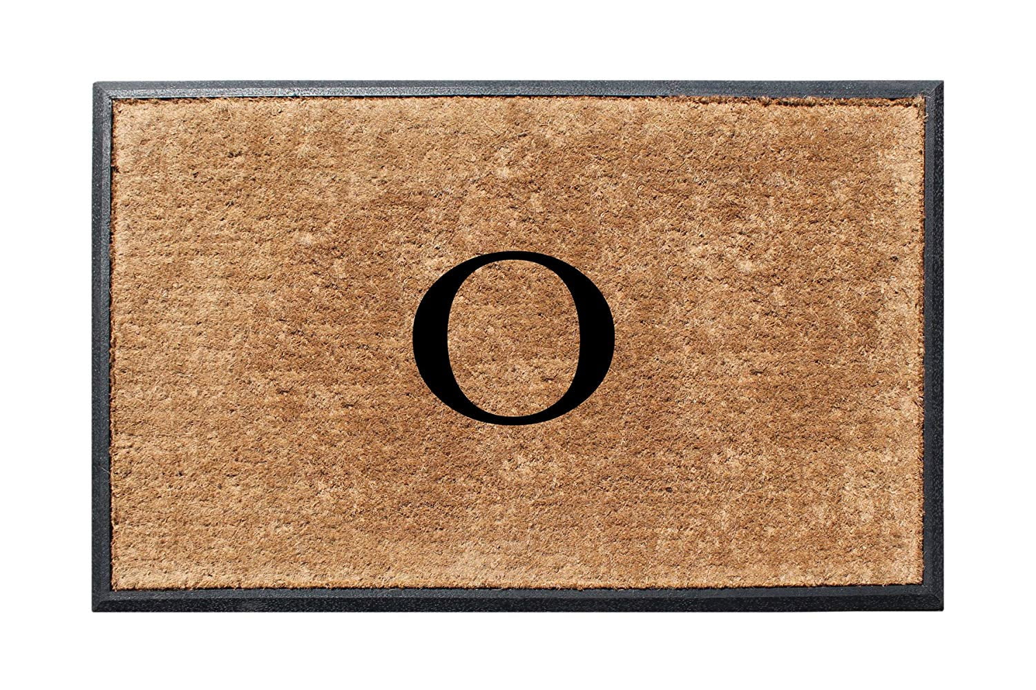 A1HC First Impression 30 in. x 48 in. Rubber and Coir Molded Double Monogrammed Door Mat