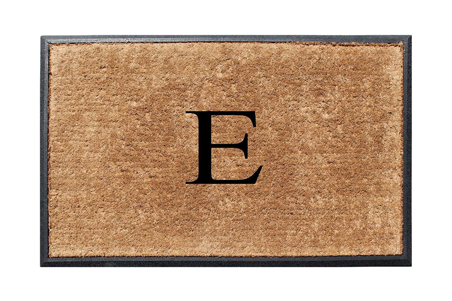 A1HC First Impression 30 in. x 48 in. Rubber and Coir Molded Double Monogrammed Door Mat