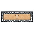 thumbnail image 1 of A1HC First Impression Exclusive Hand Crafted Myla Monogrammed Entry Doormat, Rubber Coir Mat Large Double Door Size - 18" x 48", 1 of 8