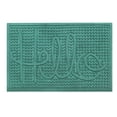 thumbnail image 1 of A1HC First Impression HELLO 24" X 36" Eco-Poly Indoor/Outdoor Mat, 1 of 11