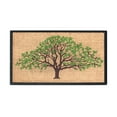 thumbnail image 1 of A1HC First Impression Hand-Crafted Rubber Coir Life of Tree Double Door Mat (30" X 48"), 1 of 6