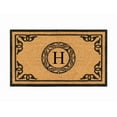 thumbnail image 1 of A1HC First Impression Hand Crafted by Artisans Geneva Monogrammed Entry Doormat, 24"X39" H, 1 of 7