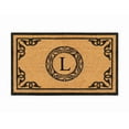 thumbnail image 1 of A1HC First Impression Hand Crafted by Artisans Geneva Monogrammed Entry Doormat, 24"X39" L, 1 of 7