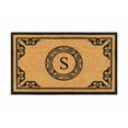 thumbnail image 1 of A1HC First Impression Hand Crafted by Artisans Geneva Monogrammed Entry Doormat, 24"X39" S, 1 of 7