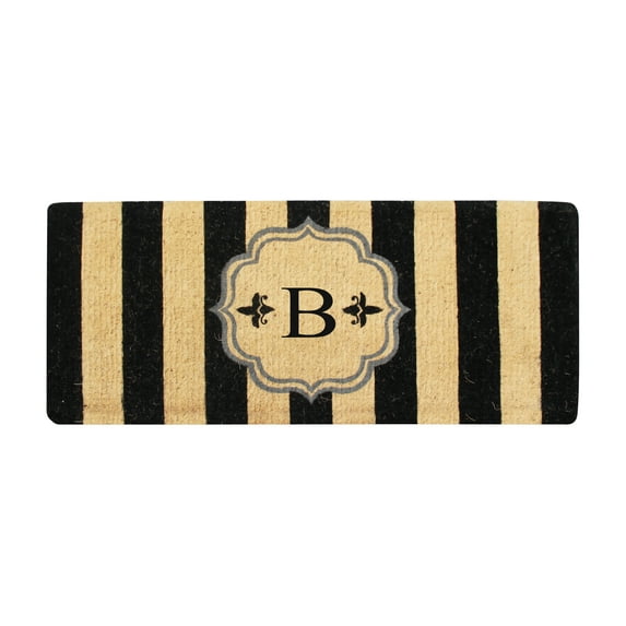 A1HC First Impression Haywood Extra Thick, Double Doormat, Large Size Monogrammed Doormat - 24" x 57"
