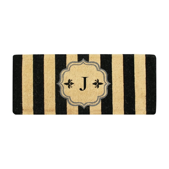 A1HC First Impression Haywood Extra Thick, Double Doormat, Large Size Monogrammed Doormat - 24" x 57"