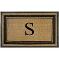 thumbnail image 1 of A1HC Natural Rubber & Coir Flocked Doormat, 30x48, Monogrammed Door Mat For Front Door, Anti-Shed Treated Durable Mats for Entrance, 1 of 7