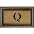 thumbnail image 1 of A1HC Natural Rubber & Coir Flocked Doormat, 30x48, Monogrammed Door Mat For Front Door, Anti-Shed Treated Durable Mats for Entrance, 1 of 7