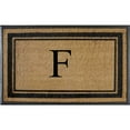 thumbnail image 1 of A1HC Natural Rubber & Coir Flocked Doormat, 30x48, Monogrammed Door Mat For Front Door, Anti-Shed Treated Durable Mats for Entrance, 1 of 7