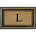 thumbnail image 1 of A1HC Natural Rubber & Coir Flocked Doormat, 30x48, Monogrammed Door Mat For Front Door, Anti-Shed Treated Durable Mats for Entrance, 1 of 7