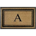 thumbnail image 1 of A1HC Natural Rubber & Coir Flocked Doormat, 30x48, Monogrammed Door Mat For Front Door, Anti-Shed Treated Durable Mats for Entrance, 1 of 7