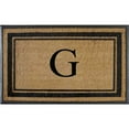 thumbnail image 1 of A1HC Natural Rubber & Coir Flocked Doormat, 30x48, Monogrammed Door Mat For Front Door, Anti-Shed Treated Durable Mats for Entrance, 1 of 7